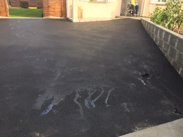 TROU TRANCHEE TERRASSEMENT Terrassement Saint Nazaire finition enrobe 1