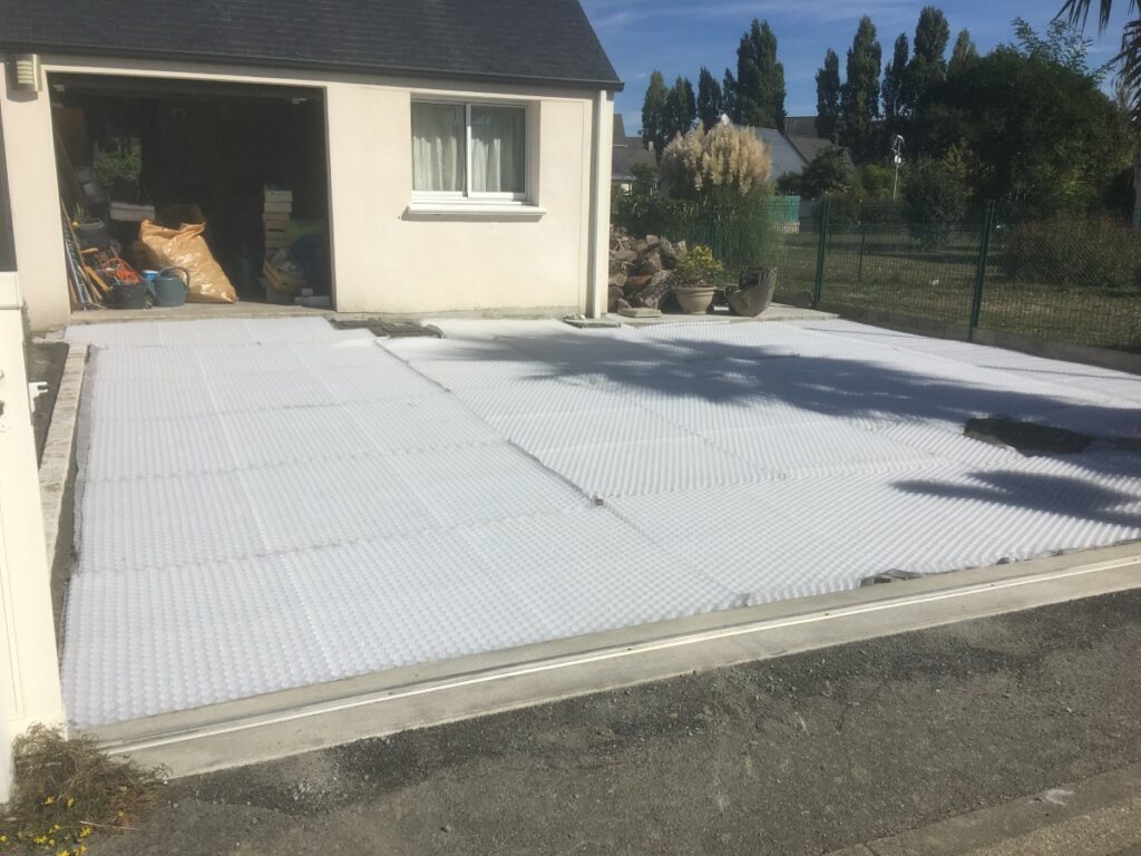 TROU TRANCHEE TERRASSEMENT Terrassement Saint Nazaire gravillonnage avec stabilisateur 3