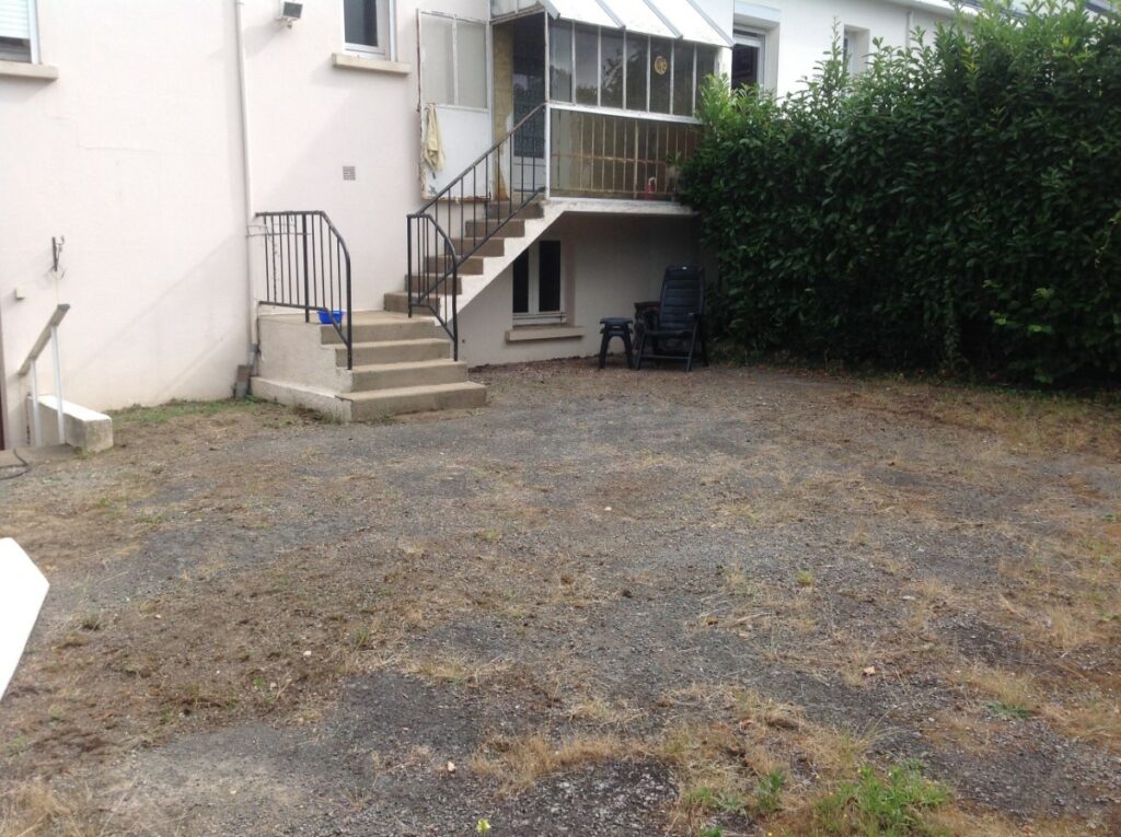 TROU TRANCHEE TERRASSEMENT Terrassement Saint Nazaire terrasse avant 2